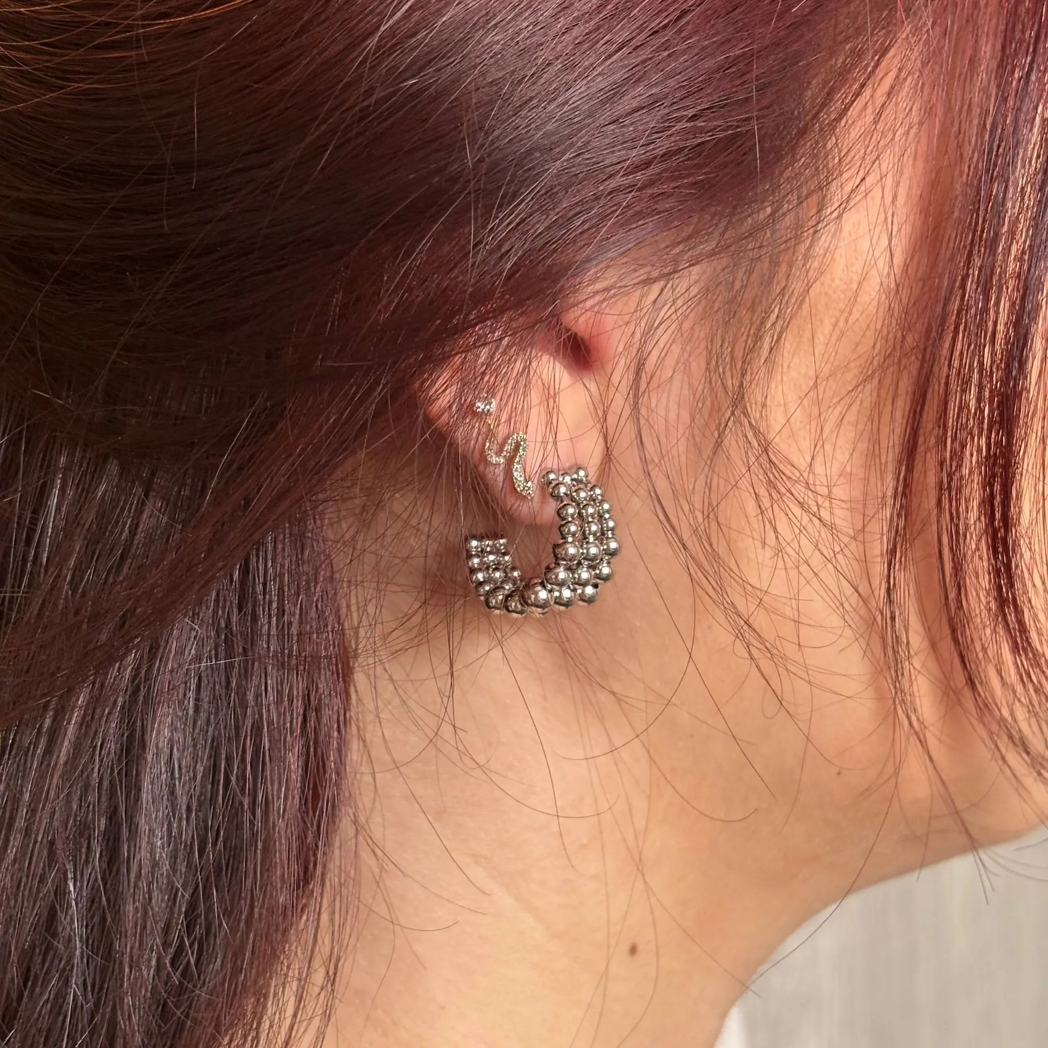 Boucles-d-oreilles-argentées Prêtes à briller Image