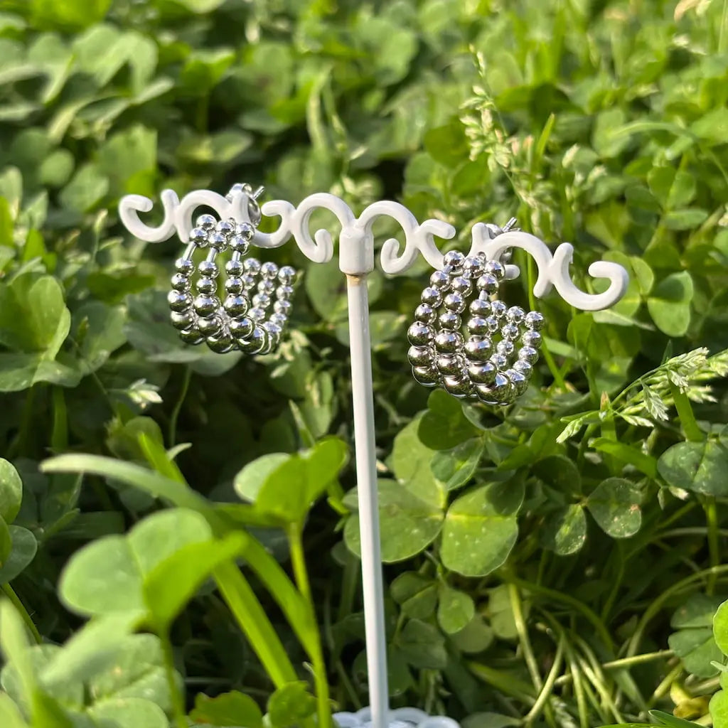 Boucles-d-oreilles-argentées Prêtes à briller Image