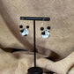 Boucles d'oreilles créole avec perles fleuries