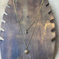 Collier multirangs or | Double chainette | Un pendentif brillant | Un pendentif soleil | Acier inoxydable