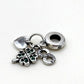 Charms Pand'OR avec trois breloques en forme de cœur de trèfle et du symbole infini en argent Sterling 925 