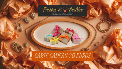 CARTE CADEAU PRETES A BRILLER 20 euros