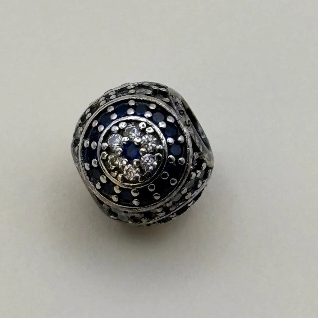 Charms Pand'OR argenté en forme de sphère étoile et cercle en argent sterling 