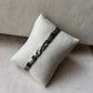 Bracelet homme | Bracelet argenté à mailles acier inoxydable | Maillons carrés