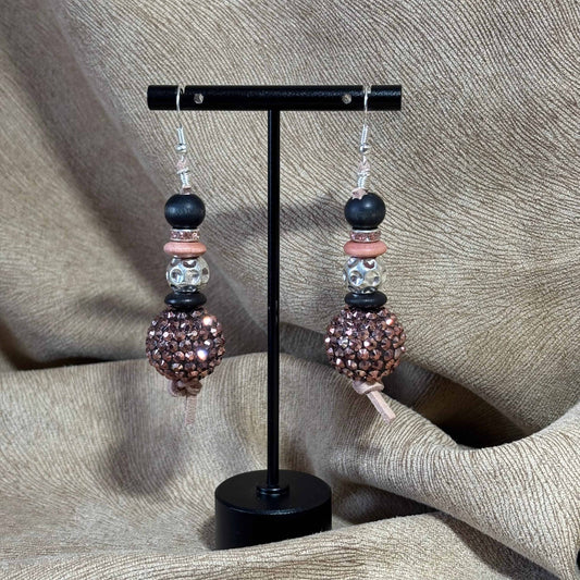 Boucles d'oreilles - pendentif perle hérisson