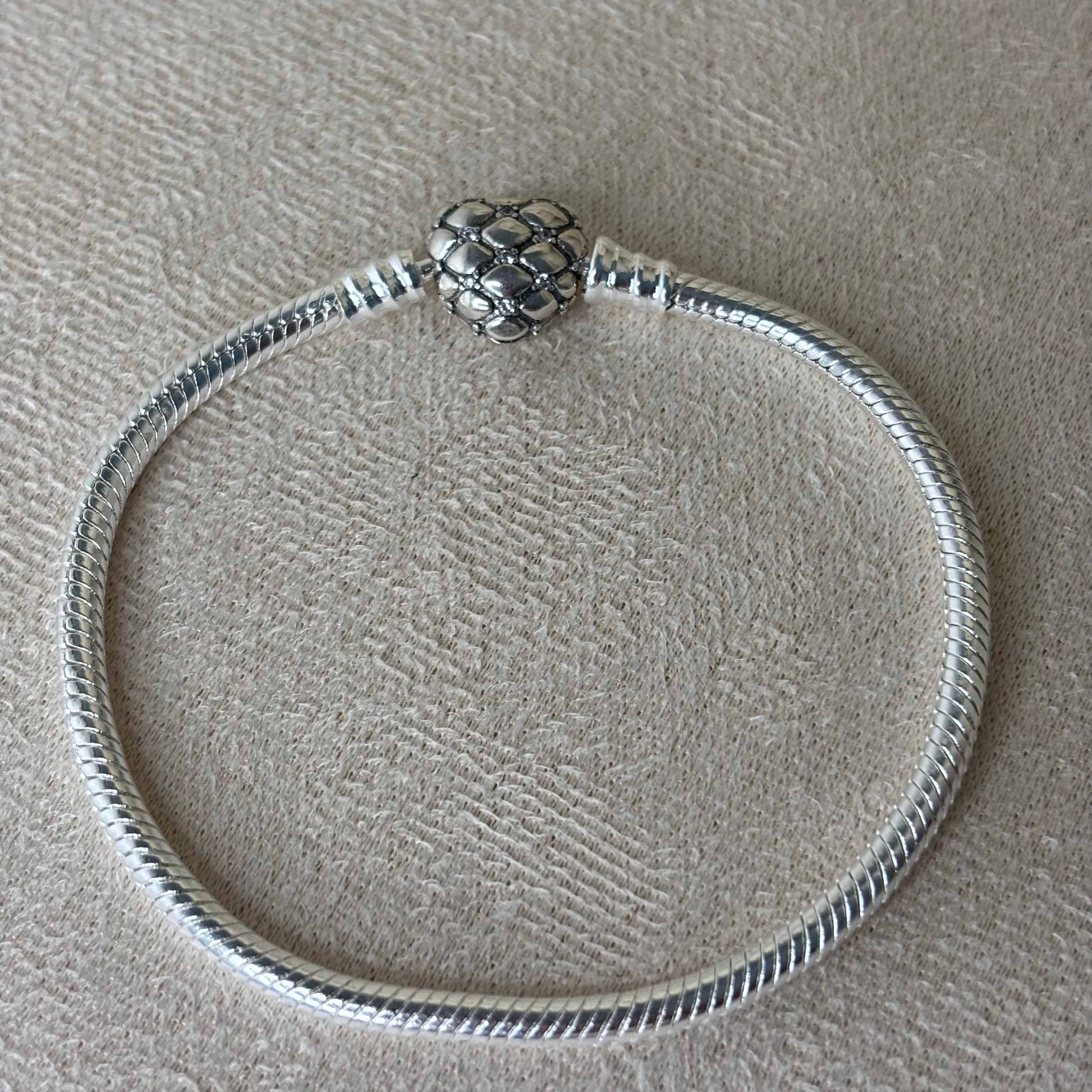Bracelet Pand'Or| Bracelet avec charm' cœur | Acier inoxydable