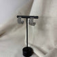 Boucles d'oreilles | Façon créole | Triple rang en perles | argent | Acier inoxydable