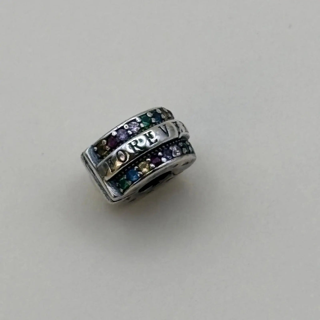 Charms Pand'OR en strass colorés en argent Sterling 925