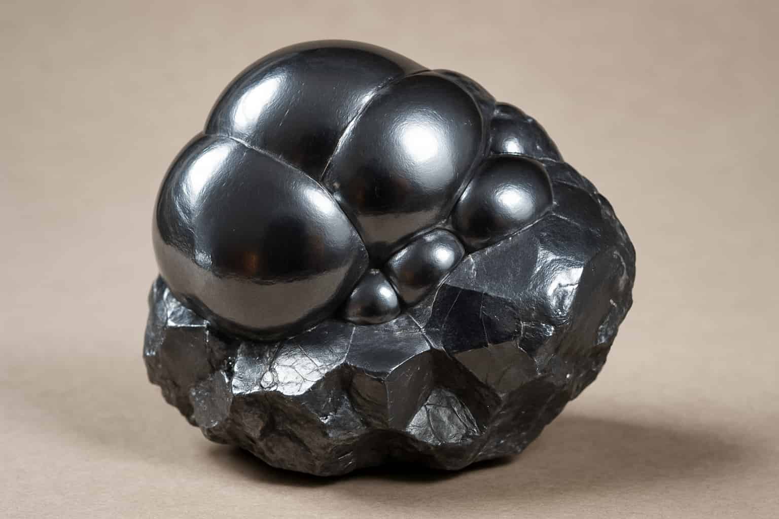La pierre naturelle hematite Image