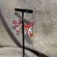 Boucles d'oreilles - créole breloque poisson scalaire et carpe koï Perles en acrylique