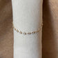 Bracelet de cheville
Fleurs marguerite peint en pointe de céramique blanche