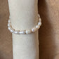 Bracelet de cheville
Perles d'eau douce blanche