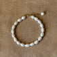 Bracelet de cheville
Perles d'eau douce blanche