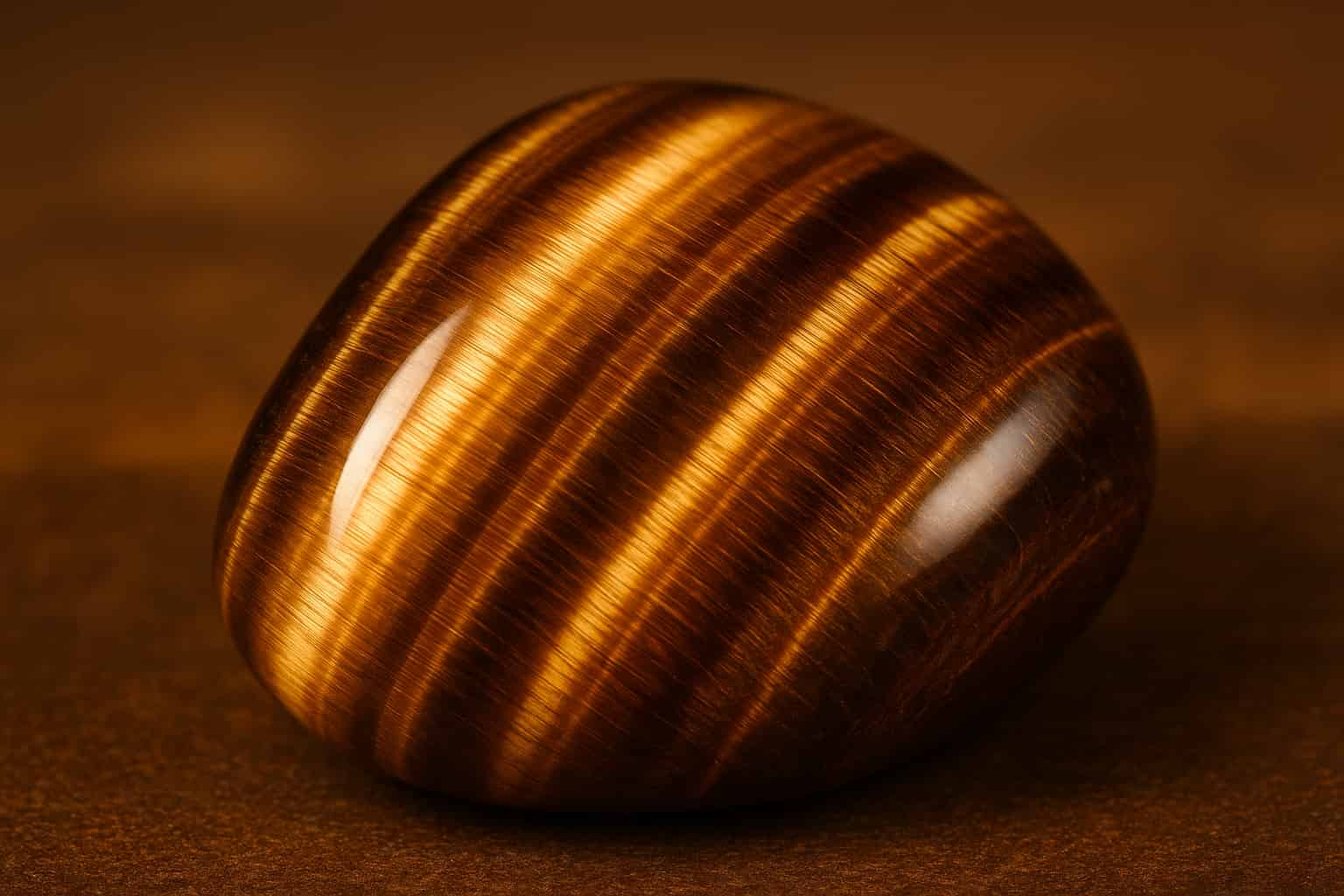 Pierre naturelle oeil de tigre Image