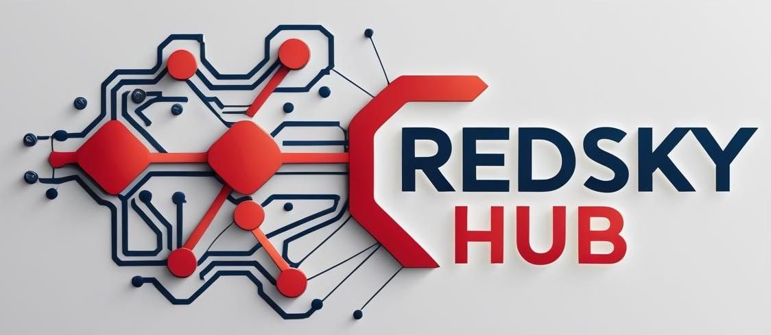 Logo Redsky Hub  créateur du site site internet prêtes à briller Image