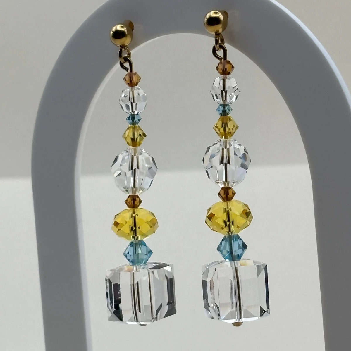 ORELYS - Boucles d'oreilles dorées Prêtes à briller