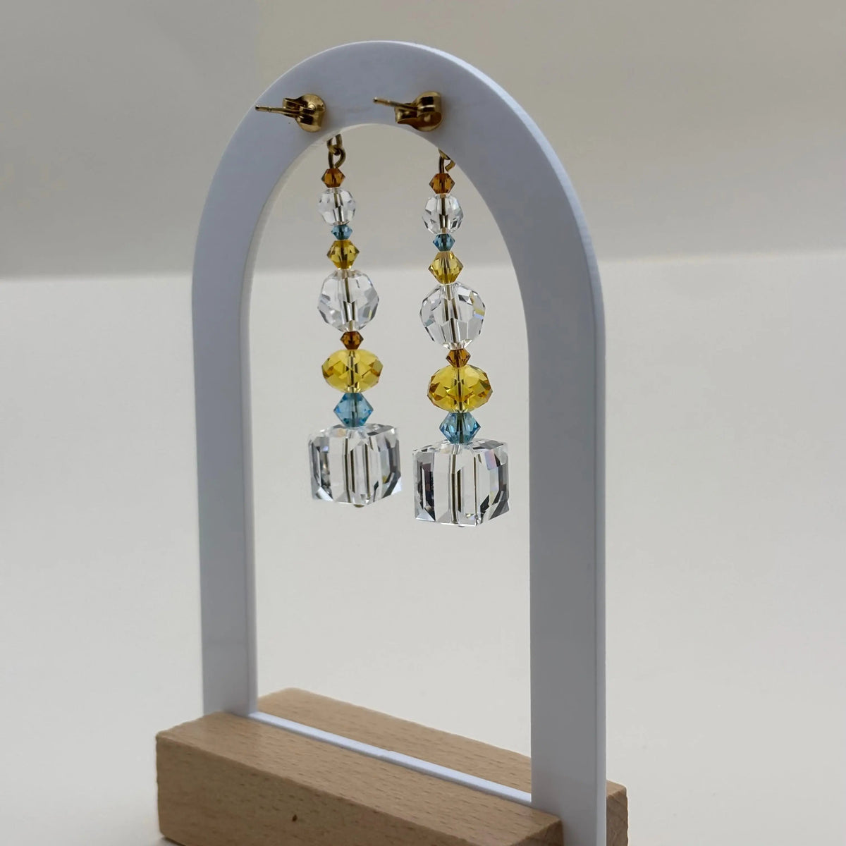 ORELYS - Boucles d'oreilles dorées Prêtes à briller