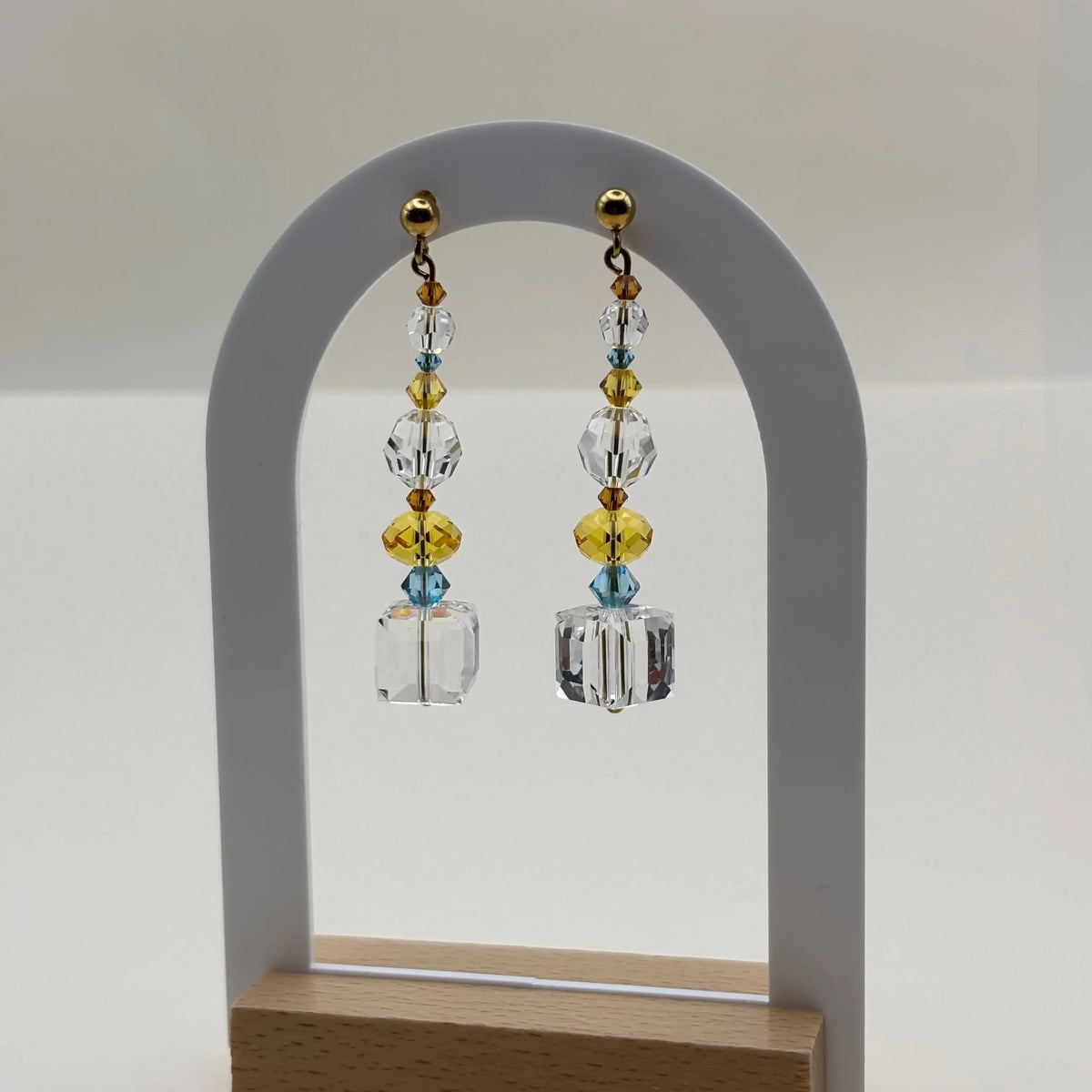 ORELYS - Boucles d'oreilles dorées Prêtes à briller